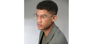 Pink Transparent Geometric Full Rim Unisex Eyeglasses by Vincent Chase-225127