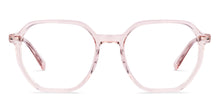 Load image into Gallery viewer, Pink Transparent Geometric Full Rim Unisex Eyeglasses by Vincent Chase-225127