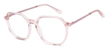Load image into Gallery viewer, Pink Transparent Geometric Full Rim Unisex Eyeglasses by Vincent Chase-225127