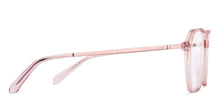 Load image into Gallery viewer, Pink Transparent Geometric Full Rim Unisex Eyeglasses by Vincent Chase-225127