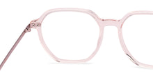 Load image into Gallery viewer, Pink Transparent Geometric Full Rim Unisex Eyeglasses by Vincent Chase-225127