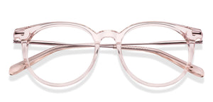 Pink Round Full Rim Unisex Eyeglasses by Vincent Chase-225121