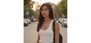 Pink Round Full Rim Unisex Eyeglasses by Vincent Chase-233101