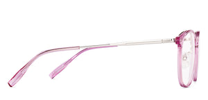 Pink Round Full Rim Unisex Eyeglasses by Vincent Chase-233101
