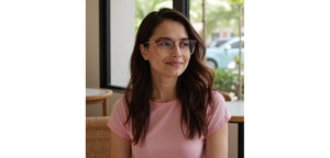 Pink Square Full Rim Unisex Eyeglasses by Vincent Chase-233108