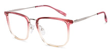 Load image into Gallery viewer, Pink Square Full Rim Unisex Eyeglasses by Vincent Chase-233108