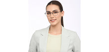 Load image into Gallery viewer, Blue Geometric Full Rim Unisex Eyeglasses by Vincent Chase Online-207365