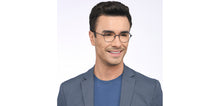 Load image into Gallery viewer, Blue Geometric Full Rim Unisex Eyeglasses by Vincent Chase Online-207365
