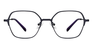 Blue Geometric Full Rim Unisex Eyeglasses by Vincent Chase Online-207365