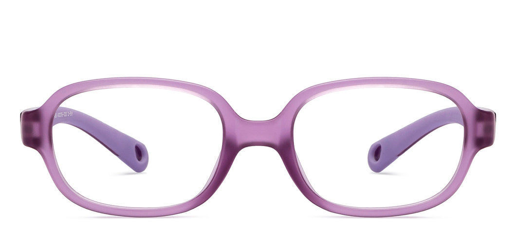 Purple Oval Full Rim Kids Eyeglasses by Hooper-210489