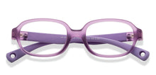 Load image into Gallery viewer, Purple Oval Full Rim Kids Eyeglasses by Hooper-210489