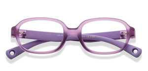 Purple Oval Full Rim Kids Eyeglasses by Hooper-210489