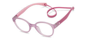 Purple Round Full Rim Kids Eyeglasses by Hooper-210491