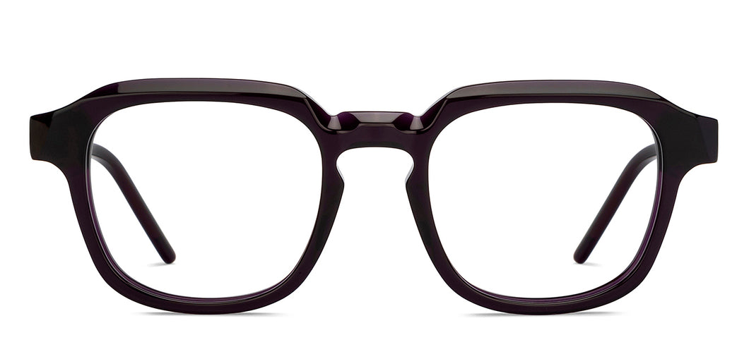 Purple Square Full Rim Unisex Eyeglasses by John Jacobs-215752