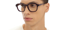 Load image into Gallery viewer, Purple Square Full Rim Unisex Eyeglasses by John Jacobs-215752