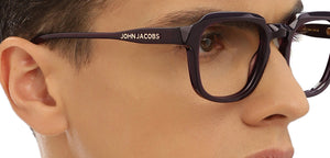 Purple Square Full Rim Unisex Eyeglasses by John Jacobs-215752