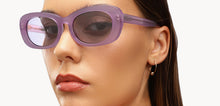 Load image into Gallery viewer, Purple Rectangle Full Rim Women Sunglasses by John Jacobs-213098