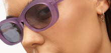 Load image into Gallery viewer, Purple Rectangle Full Rim Women Sunglasses by John Jacobs-213098