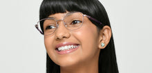 Load image into Gallery viewer, Purple Cat Eye Full Rim Kids Eyeglasses by Hooper-223271