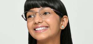 Purple Cat Eye Full Rim Kids Eyeglasses by Hooper-223271
