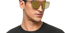 Load image into Gallery viewer, Gunmetal Geometric Full Rim Unisex Sunglasses by Lenskart STUDIO-216054