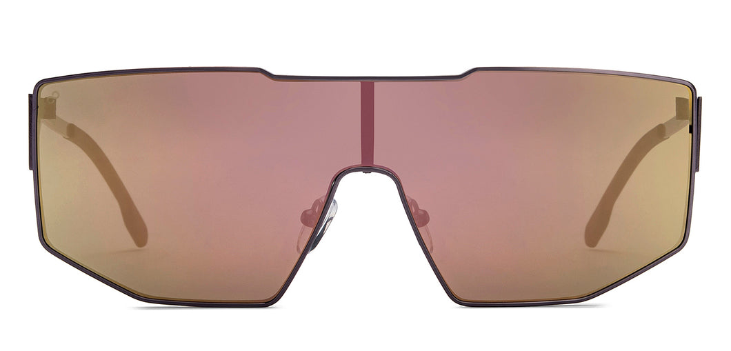 Gunmetal Geometric Full Rim Unisex Sunglasses by Lenskart STUDIO-216054