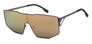Gunmetal Geometric Full Rim Unisex Sunglasses by Lenskart STUDIO-216054