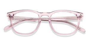 Red Wayfarer Full Rim Unisex Eyeglasses by Lenskart Hustlr-224174