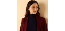 Load image into Gallery viewer, Rose Gold Cat Eye Full Rim Women Eyeglasses by Lenskart-232717