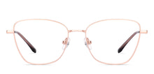 Load image into Gallery viewer, Gold Cat Eye Full Rim Women Eyeglasses by Vincent Chase-222703