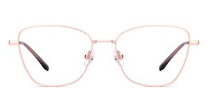 Gold Cat Eye Full Rim Women Eyeglasses by Vincent Chase-222703