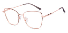 Load image into Gallery viewer, Gold Cat Eye Full Rim Women Eyeglasses by Vincent Chase-222703