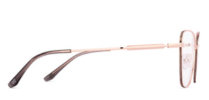 Gold Cat Eye Full Rim Women Eyeglasses by Vincent Chase-222703