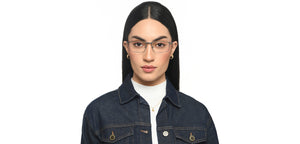 Gunmetal Rectangle Full Rim Unisex Eyeglasses by Vincent Chase-212868