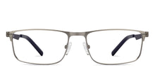 Load image into Gallery viewer, Gunmetal Rectangle Full Rim Unisex Eyeglasses by Vincent Chase-212868