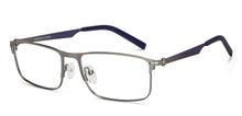 Load image into Gallery viewer, Gunmetal Rectangle Full Rim Unisex Eyeglasses by Vincent Chase-212868
