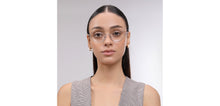 Load image into Gallery viewer, Gold Cat Eye Full Rim Women Eyeglasses by John Jacobs-222471