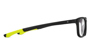 Black Rectangle Full Rim Kids Eyeglasses by Hooper-217502