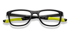 Black Rectangle Full Rim Kids Eyeglasses by Hooper-217502