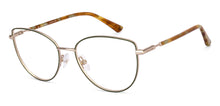 Load image into Gallery viewer, Shiny Gold Cat Eye Full Rim Women Eyeglasses by John Jacobs-223237