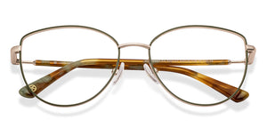 Shiny Gold Cat Eye Full Rim Women Eyeglasses by John Jacobs-223237