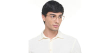 Load image into Gallery viewer, Shiny Gold Cat Eye Full Rim Women Eyeglasses by John Jacobs-223237