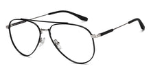 Load image into Gallery viewer, Black Aviator Full Rim Unisex Eyeglasses by John Jacobs-206786