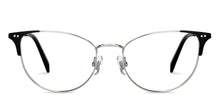 Load image into Gallery viewer, Silver Cat Eye Full Rim Women Eyeglasses by John Jacobs-201408
