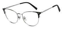 Load image into Gallery viewer, Silver Cat Eye Full Rim Women Eyeglasses by John Jacobs-201408