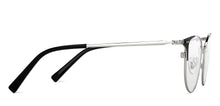 Load image into Gallery viewer, Silver Cat Eye Full Rim Women Eyeglasses by John Jacobs-201408
