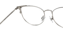 Load image into Gallery viewer, Silver Cat Eye Full Rim Women Eyeglasses by John Jacobs-201408