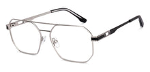 Load image into Gallery viewer, Silver Geometric Full Rim Unisex Eyeglasses by John Jacobs-223236