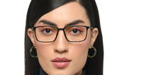 Load image into Gallery viewer, Black Rectangle Full Rim Unisex Eyeglasses by Lenskart Air-215410