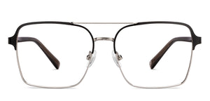 Black Square Full Rim Unisex Eyeglasses by John Jacobs-225077